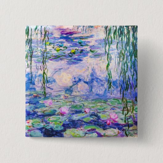 Claude Monet - Water Lilies / Nympheas 1919 Button (Vorderseite)