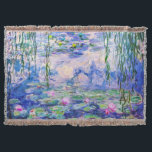 Claude Monet - Water Lilies / Nympheas 1919 Decke<br><div class="desc">Water Lilies / Nympheas (W.1852) - Claude Monet,  Oil on Leinwand,  1916-1919</div>