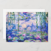 Claude Monet - Water Lilies / Nympheas 1919 Einladung (Vorne/Hinten)