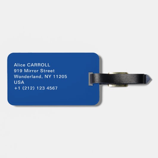 Claude Monet - Water Lilies / Nympheas 1919 Gepäckanhänger (Rückseite horizontal)