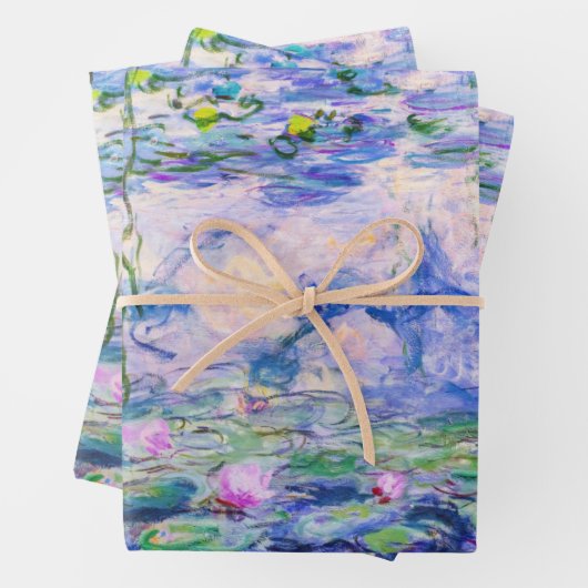Claude Monet - Water Lilies / Nympheas 1919 Geschenkpapier Set (Beispiel)