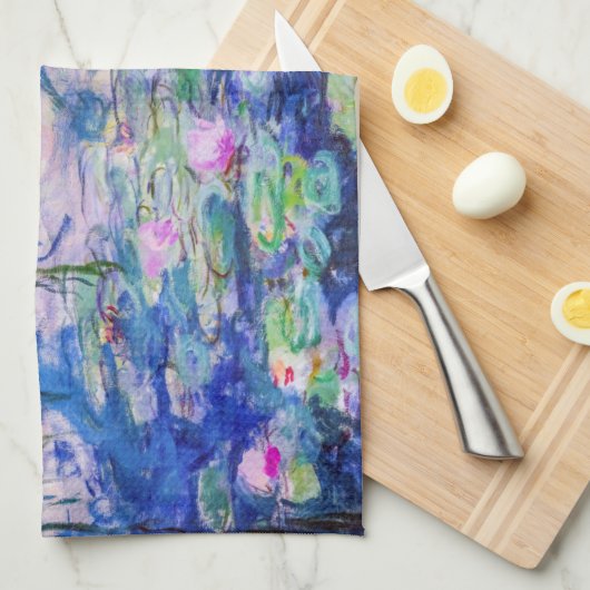 Claude Monet - Water Lilies / Nympheas 1919 Geschirrtuch (Viertel Falte)