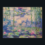 Claude Monet - Water Lilies / Nympheas 1919 Holzdruck<br><div class="desc">Water Lilies / Nympheas (W.1852) - Claude Monet,  Oil on Leinwand,  1916-1919</div>