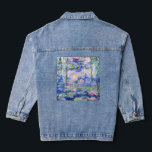 Claude Monet - Water Lilies / Nympheas 1919 Jeansjacke<br><div class="desc">Water Lilies / Nympheas (W.1852) - Claude Monet,  Oil on Leinwand,  1916-1919</div>