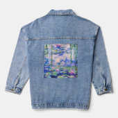 Claude Monet - Water Lilies / Nympheas 1919 Jeansjacke (Rückseite)