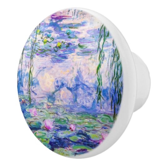 Claude Monet - Water Lilies / Nympheas 1919 Keramikknauf (Rechts)