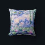 Claude Monet - Water Lilies / Nympheas 1919 Kissen<br><div class="desc">Water Lilies / Nympheas (W.1852) - Claude Monet,  Oil on Leinwand,  1916-1919</div>