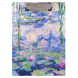 Claude Monet - Water Lilies / Nympheas 1919 Klemmbrett