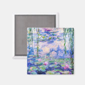 Claude Monet - Water Lilies / Nympheas 1919 Magnet (Vorderseite/Rückseite)