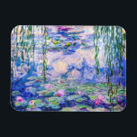 Claude Monet - Water Lilies / Nympheas 1919 Magnet<br><div class="desc">Water Lilies / Nympheas (W.1852) - Claude Monet,  Oil on Leinwand,  1916-1919</div>