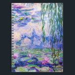 Claude Monet - Water Lilies / Nympheas 1919 Notizblock<br><div class="desc">Water Lilies / Nympheas (W.1852) - Claude Monet,  Oil on Leinwand,  1916-1919</div>