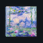 Claude Monet - Water Lilies / Nympheas 1919 Notizblock<br><div class="desc">Water Lilies / Nympheas (W.1852) - Claude Monet,  Oil on Leinwand,  1916-1919</div>
