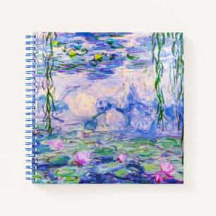 Claude Monet - Water Lilies / Nympheas 1919 Notizblock