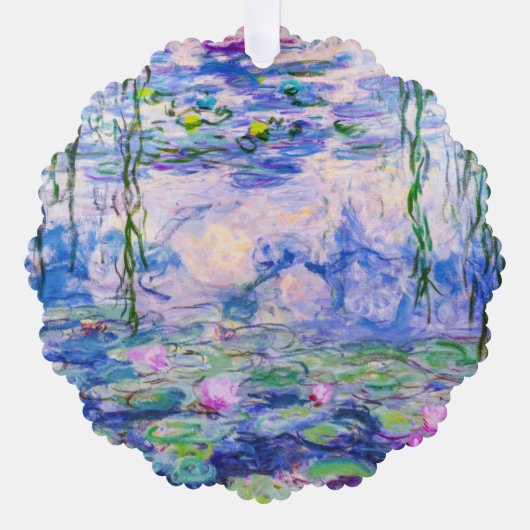 Claude Monet - Water Lilies / Nympheas 1919 Ornament Karte (Vorderseite)