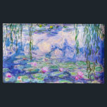 Claude Monet - Water Lilies / Nympheas 1919 Platzkartenhalter<br><div class="desc">Water Lilies / Nympheas (W.1852) - Claude Monet,  Oil on Leinwand,  1916-1919</div>