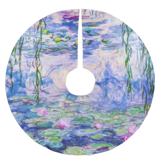 Claude Monet - Water Lilies / Nympheas 1919 Polyester Weihnachtsbaumdecke (Vorderseite)