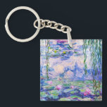 Claude Monet - Water Lilies / Nympheas 1919 Schlüsselanhänger<br><div class="desc">Water Lilies / Nympheas (W.1852) - Claude Monet,  Oil on Leinwand,  1916-1919</div>