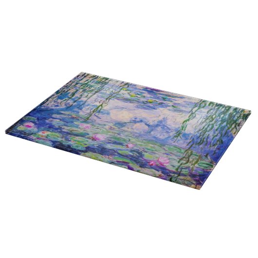 Claude Monet - Water Lilies / Nympheas 1919 Schneidebrett (Ecke)