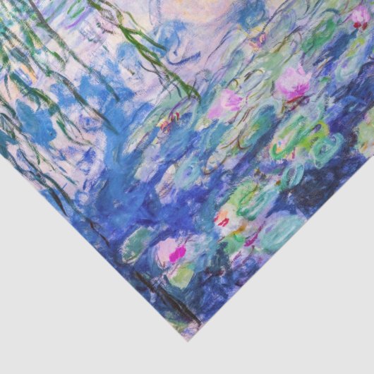 Claude Monet - Water Lilies / Nympheas 1919 Seidenpapier (Ausschnitt)