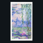 Claude Monet - Water Lilies / Nympheas 1919 Serviette<br><div class="desc">Water Lilies / Nympheas (W.1852) - Claude Monet,  Oil on Leinwand,  1916-1919</div>