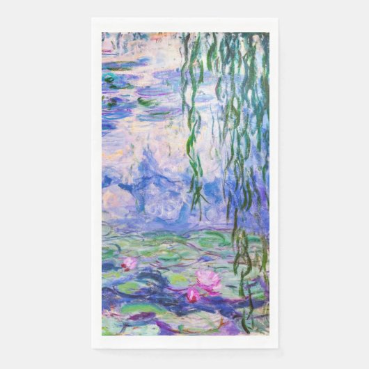 Claude Monet - Water Lilies / Nympheas 1919 Serviette (Vorderseite)