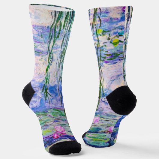 Claude Monet - Water Lilies / Nympheas 1919 Socken (Gewinkelt)