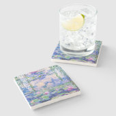 Claude Monet - Water Lilies / Nympheas 1919 Steinuntersetzer (Seitenansicht)