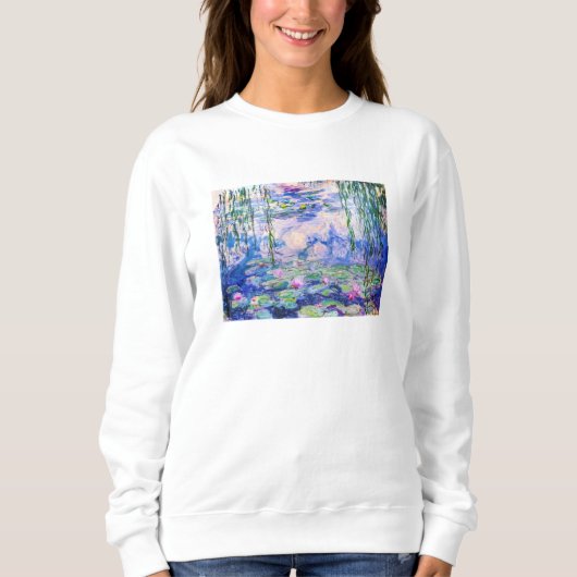 Claude Monet - Water Lilies / Nympheas 1919 Sweatshirt (Vorderseite)