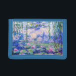 Claude Monet - Water Lilies / Nympheas 1919 Tri-fold Geldbeutel<br><div class="desc">Water Lilies / Nympheas (W.1852) - Claude Monet,  Oil on Leinwand,  1916-1919</div>