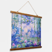 Claude Monet - Water Lilies / Nympheas 1919 Wandteppich Mit Holzrahmen (Gewinkelt)