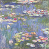 Claude Monet - Water Lilies / Nympheas Aufkleber (Vorderseite)
