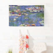 Claude Monet - Water Lilies / Nympheas Banner (Insitu)