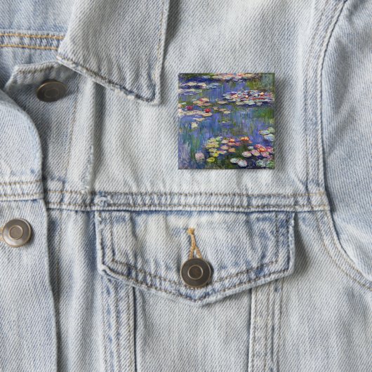 Claude Monet - Water Lilies / Nympheas Button (Beispiel)