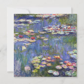 Claude Monet - Water Lilies / Nympheas Dankeskarte