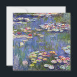 Claude Monet - Water Lilies / Nympheas Dankeskarte<br><div class="desc">Water Lilies / Nympheas - Claude Monet,  1916</div>