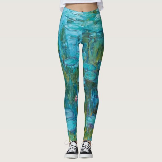 Claude Monet Water Lilies Nymphéas Gallery Leggings (Vorderseite)