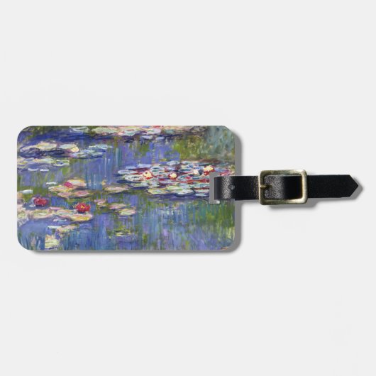 Claude Monet - Water Lilies / Nympheas Gepäckanhänger (Vorderseite horizontal)