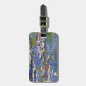 Claude Monet - Water Lilies / Nympheas Gepäckanhänger (Vorderseite vertikal)