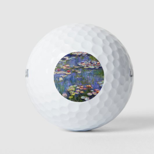 Claude Monet - Water Lilies / Nympheas Golfball (Vorderseite)