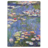 Claude Monet - Water Lilies / Nympheas Klemmbrett (Rückseite)