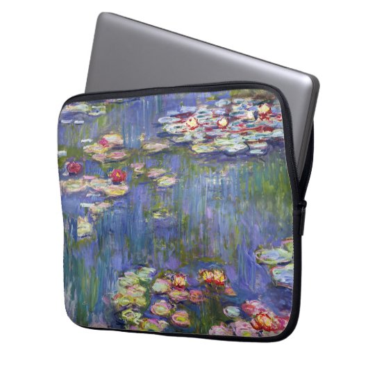 Claude Monet - Water Lilies / Nympheas Laptopschutzhülle (Vorderseite Links)