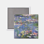 Claude Monet - Water Lilies / Nympheas Magnet (Vorderseite/Rückseite)