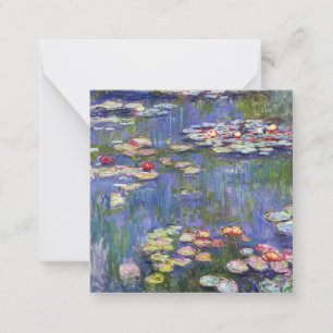 Claude Monet - Water Lilies / Nympheas Mitteilungskarte
