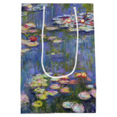 Claude Monet - Water Lilies / Nympheas Mittlere Geschenktüte (Rückseite)