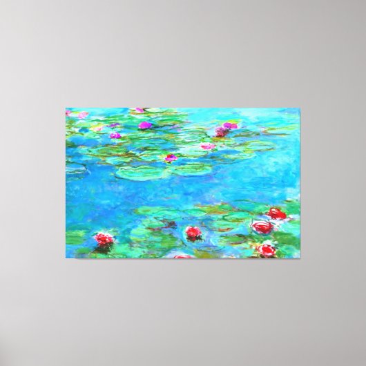 Claude Monet Water Lilies / Nymphéas Ölgemälde Leinwanddruck (Vorderseite)