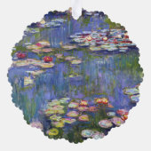 Claude Monet - Water Lilies / Nympheas Ornament Karte (Rückseite)
