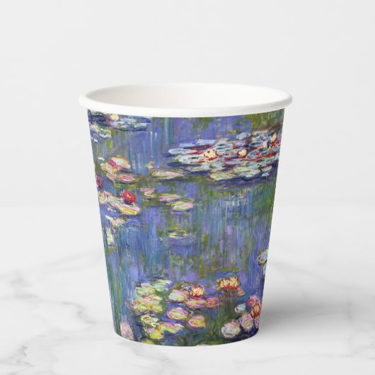 Claude Monet - Water Lilies / Nympheas Pappbecher (Vorderseite)