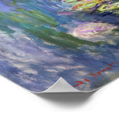 Claude Monet - Water Lilies / Nympheas Poster (Ecke)