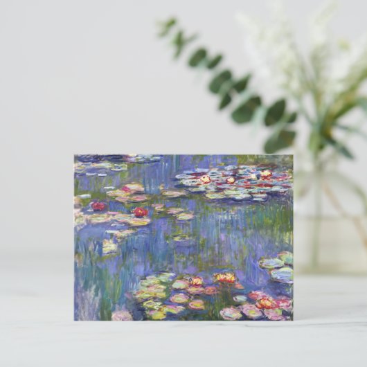 Claude Monet - Water Lilies / Nympheas Postkarte (Stehend Vorderseite)