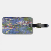 Claude Monet - Water Lilies / Nympheas - QR-Code Gepäckanhänger (Rückseite horizontal)